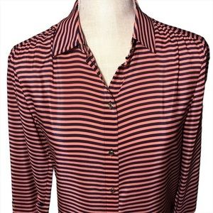 100% Silk Banana Republic Button Down Shirt